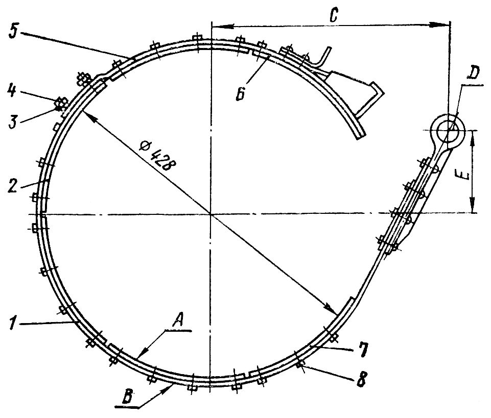 Ремонт тормозной ленты и управления тормозами