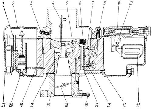 Схема карбюратора К 125Л